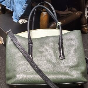 Kate Spade Green and Black Shoulder Bag